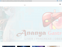 Tablet Screenshot of ananyagastro.com